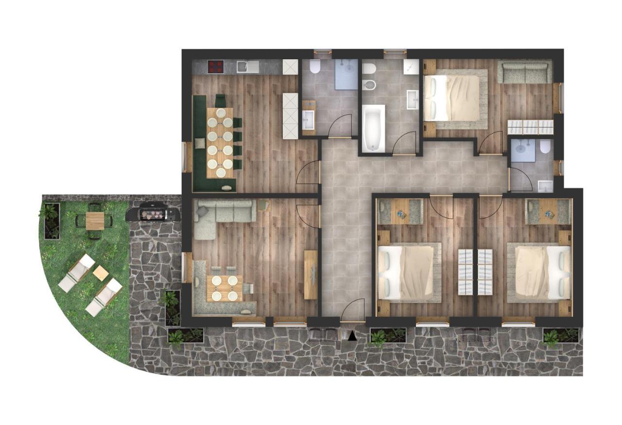 Apartments La Rives Santa Cristina Val Gardena ภายนอก รูปภาพ